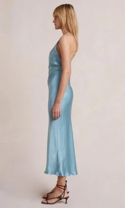 Bec&Bridge MARLEY MIDI DRESS - SEA SPRAY