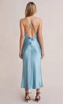 Bec&Bridge MARLEY MIDI DRESS - SEA SPRAY