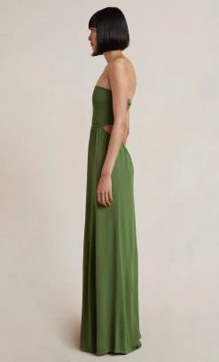 Bec&Bridge Dresses MIRANDA KNIT DRESS - OLIVE