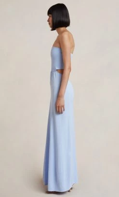 Bec&Bridge MIRANDA KNIT DRESS - SKY BLUE