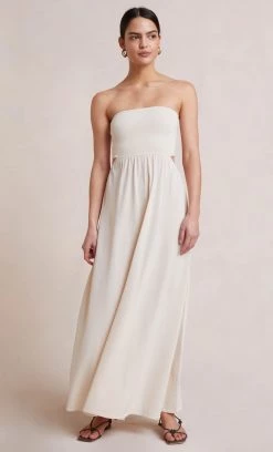 Bec&Bridge MIRANDA KNIT DRESS - CREAM