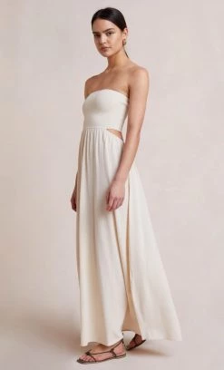 Bec&Bridge MIRANDA KNIT DRESS - CREAM