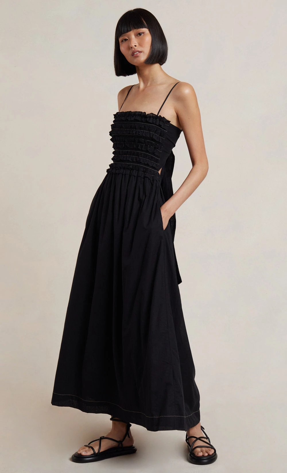 Bec&Bridge ALINA MIDI DRESS - BLACK Dresses 3 Bec&Bridge ALINA MIDI DRESS - BLACK Dresses