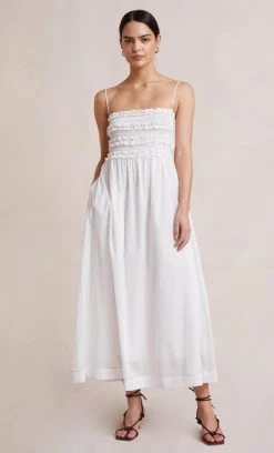 Bec&Bridge ALINA MIDI DRESS - IVORY