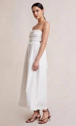 Bec&Bridge ALINA MIDI DRESS - IVORY