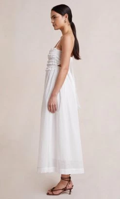 Bec&Bridge ALINA MIDI DRESS - IVORY