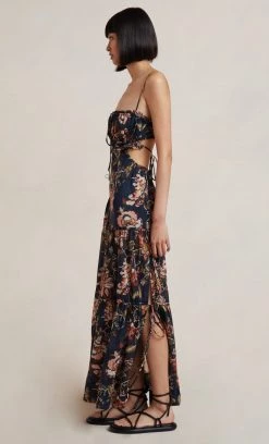 Bec&Bridge LORI TIE MAXI DRESS - PRINT Dresses