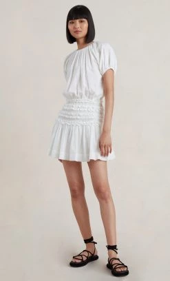 Bec&Bridge ALINA MINI DRESS - IVORY