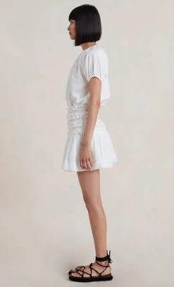 Bec&Bridge ALINA MINI DRESS - IVORY