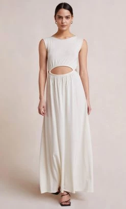 Bec&Bridge Dresses JIMI KNIT DRESS - CREAM