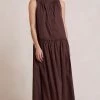 Bec&Bridge CARLA MAXI DRESS - CHOCOLATE Dresses