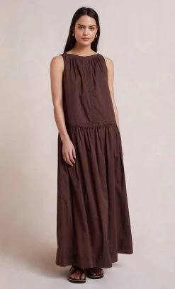 Bec&Bridge CARLA MAXI DRESS - CHOCOLATE Dresses