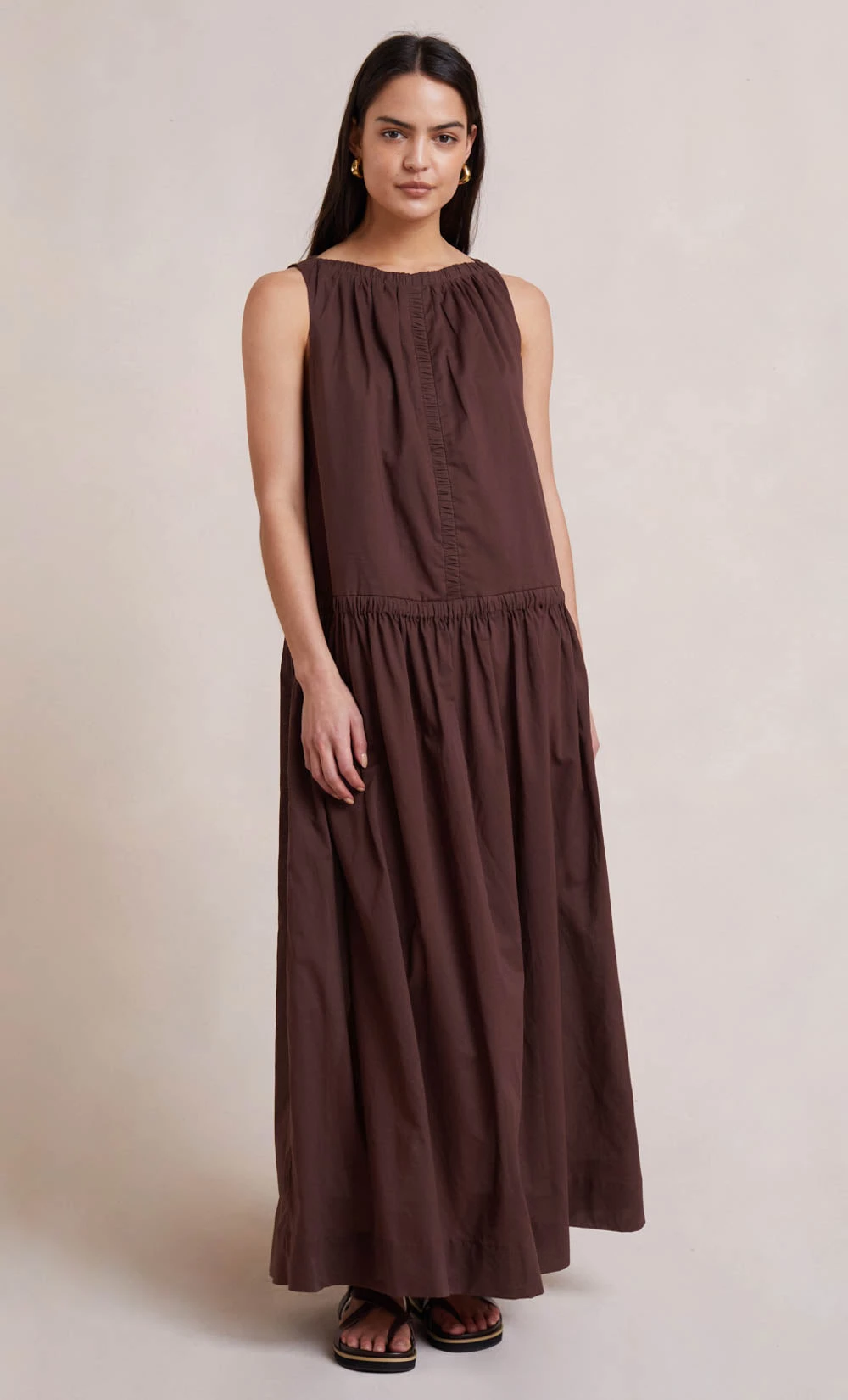 Bec&Bridge CARLA MAXI DRESS - CHOCOLATE Dresses 1 Bec&Bridge CARLA MAXI DRESS - CHOCOLATE Dresses