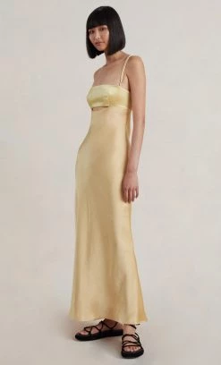Bec&Bridge CARRIE MAXI DRESS - MULTI YELLOW Dresses