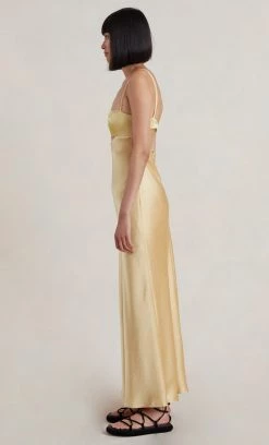 Bec&Bridge CARRIE MAXI DRESS - MULTI YELLOW Dresses