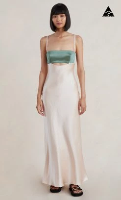 Bec&Bridge CARRIE MAXI DRESS - MULTI GREEN