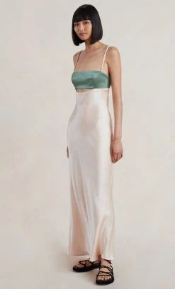 Bec&Bridge CARRIE MAXI DRESS - MULTI GREEN