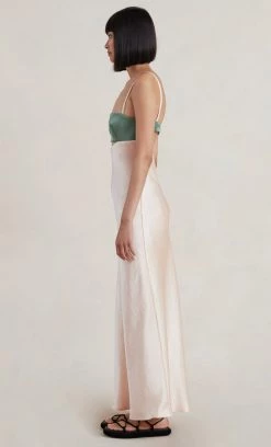 Bec&Bridge CARRIE MAXI DRESS - MULTI GREEN