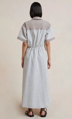 Bec&Bridge Dresses TORI SHIRT DRESS - MULTI STRIPE