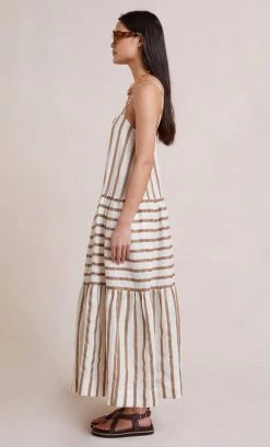 Bec&Bridge DALLAS MIDI DRESS - STRIPE 7 Bec&Bridge DALLAS MIDI DRESS - STRIPE