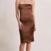 Bec&Bridge HEATHER MIDI DRESS - COGNAC