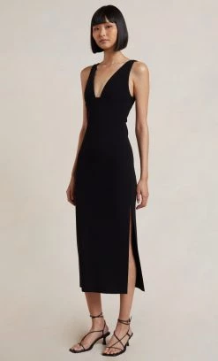 Bec&Bridge IRIS MIDI DRESS - BLACK