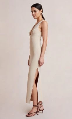 Bec&Bridge IRIS MIDI DRESS - MACADAMIA