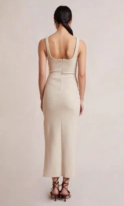 Bec&Bridge IRIS MIDI DRESS - MACADAMIA