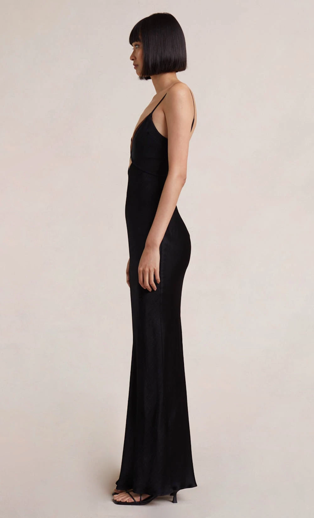 Bec&Bridge HEATHER MAXI DRESS - BLACK/CHOC NEW 4 Bec&Bridge HEATHER MAXI DRESS - BLACK/CHOC NEW