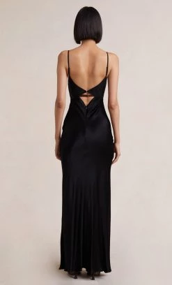 Bec&Bridge HEATHER MAXI DRESS - BLACK/CHOC NEW 10 Bec&Bridge HEATHER MAXI DRESS - BLACK/CHOC NEW