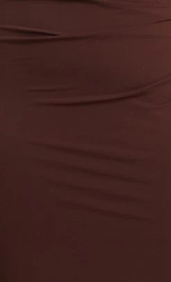 Bec&Bridge MYLA STRAPLESS DRESS - CHOCOLATE