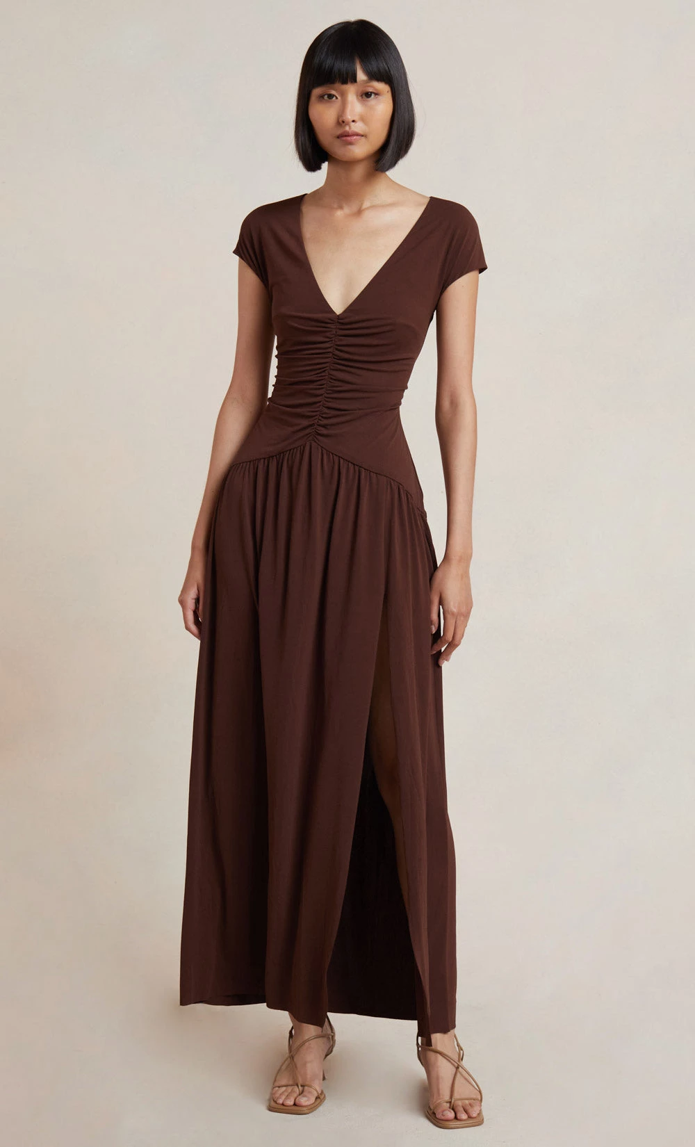 Bec&Bridge GIANNA MAXI DRESS - CHOCOLATE NEW 2 Bec&Bridge GIANNA MAXI DRESS - CHOCOLATE NEW