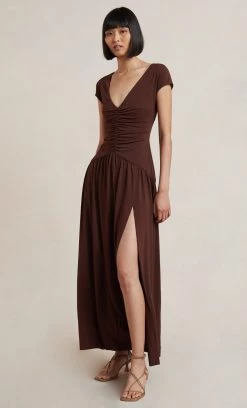 Bec&Bridge GIANNA MAXI DRESS - CHOCOLATE NEW 14 Bec&Bridge GIANNA MAXI DRESS - CHOCOLATE NEW