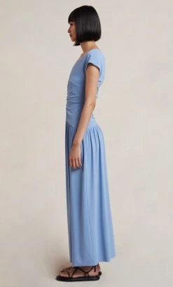 Bec&Bridge GIANNA MAXI DRESS - DUSK BLUE