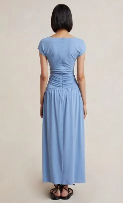 Bec&Bridge GIANNA MAXI DRESS - DUSK BLUE