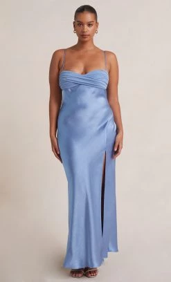 Bec&Bridge JULIETA MAXI DRESS - DUSK BLUE NEW