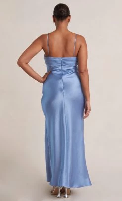 Bec&Bridge JULIETA MAXI DRESS - DUSK BLUE NEW