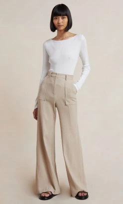 Bec&Bridge Bottoms BILLIE PANT - ALMOND