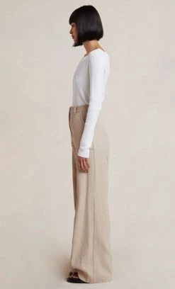 Bec&Bridge Bottoms BILLIE PANT - ALMOND