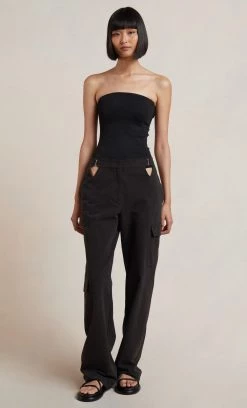 Bec&Bridge MARLEY KNIT TOP - BLACK