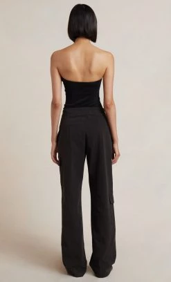 Bec&Bridge MARLEY KNIT TOP - BLACK