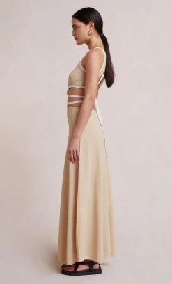 Bec&Bridge LAURYN KNIT TOP - CREAM/SAND