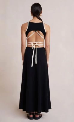 Bec&Bridge LAURYN KNIT SKIRT - BLACK/SAND 8 Bec&Bridge LAURYN KNIT SKIRT - BLACK/SAND