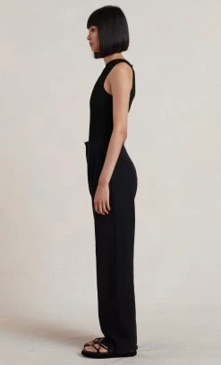 Bec&Bridge FRANCESCA KNIT TOP - BLACK