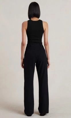 Bec&Bridge FRANCESCA KNIT TOP - BLACK