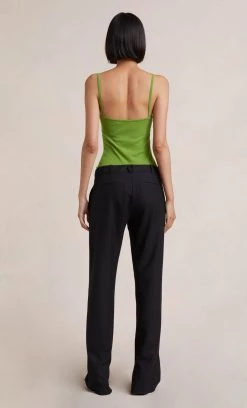 Bec&Bridge KNIT SINGLET - GREEN Tops