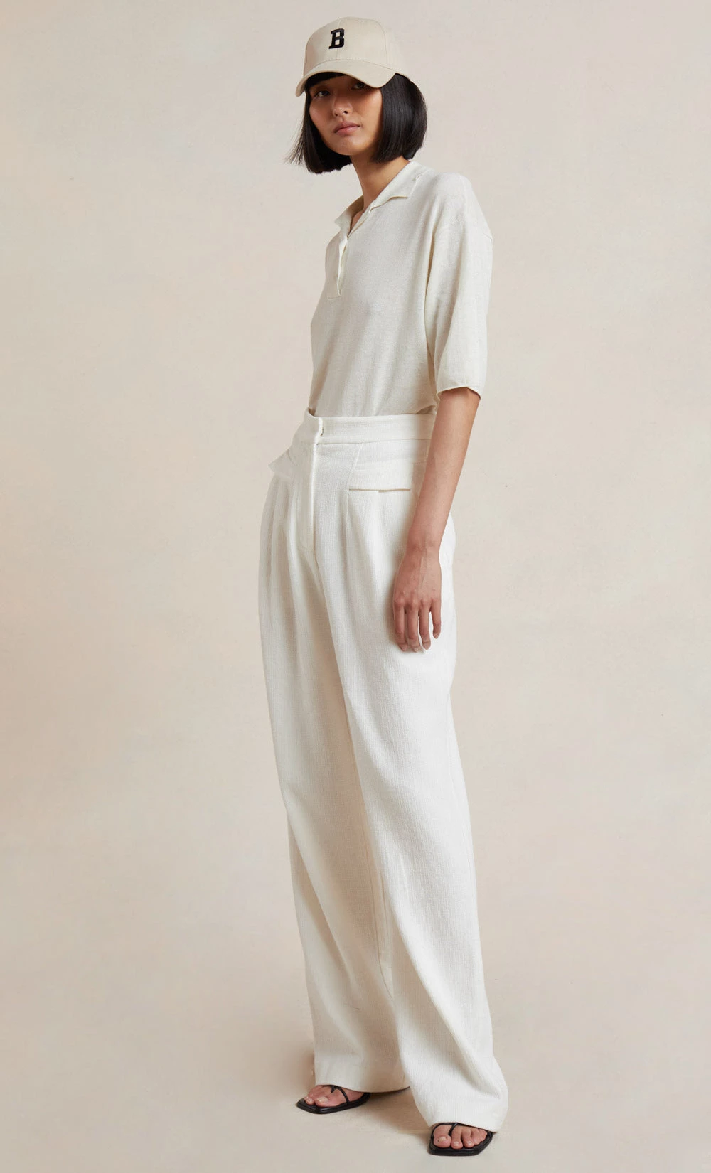 Bec&Bridge JIMI KNIT POLO - CREAM 2 Bec&Bridge JIMI KNIT POLO - CREAM