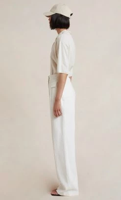 Bec&Bridge JIMI KNIT POLO - CREAM 7 Bec&Bridge JIMI KNIT POLO - CREAM