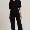 Bec&Bridge JIMI KNIT POLO - BLACK Tops