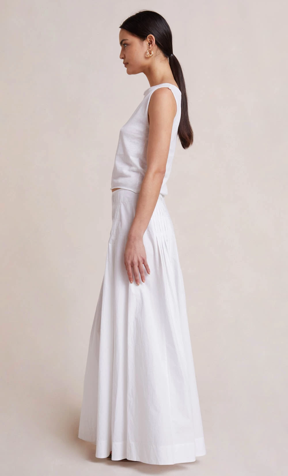 Bec&Bridge BOBBY MAXI SKIRT - IVORY 3 Bec&Bridge BOBBY MAXI SKIRT - IVORY